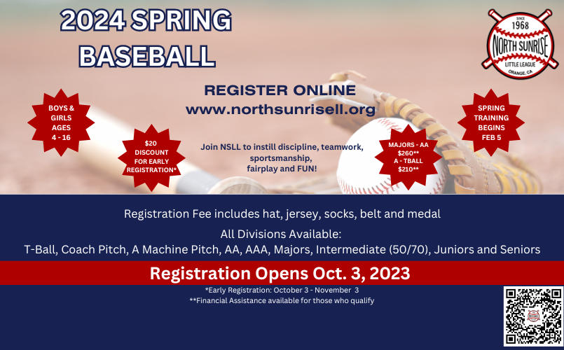 REGISTRATION OPEN