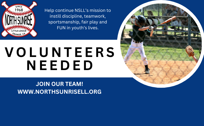 VOLUNTEERS NEEDED