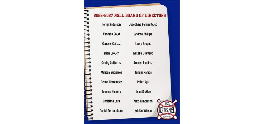 Your 26-27 NSLL Board of Directors